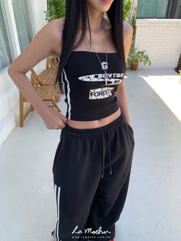 後拉鍊太空棉罩杯背心(闆娘.花花清單)